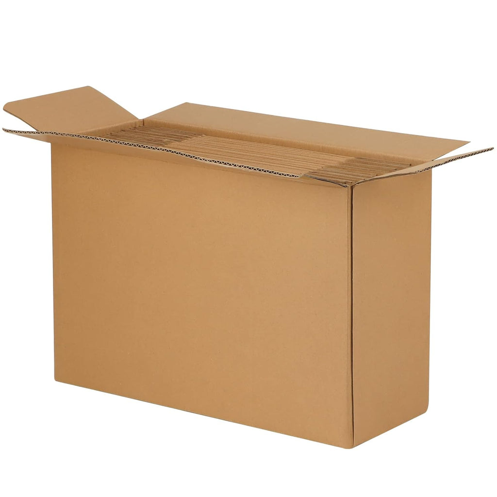 HORLIMER 25 Stück Versandkarton Klein Karton Box, 17,8x12,7x5,1 cm Verpackungskartons aus Wellpappe für Warensendung, Geschenkbox, Faltkarton, Postkarton(Braun)