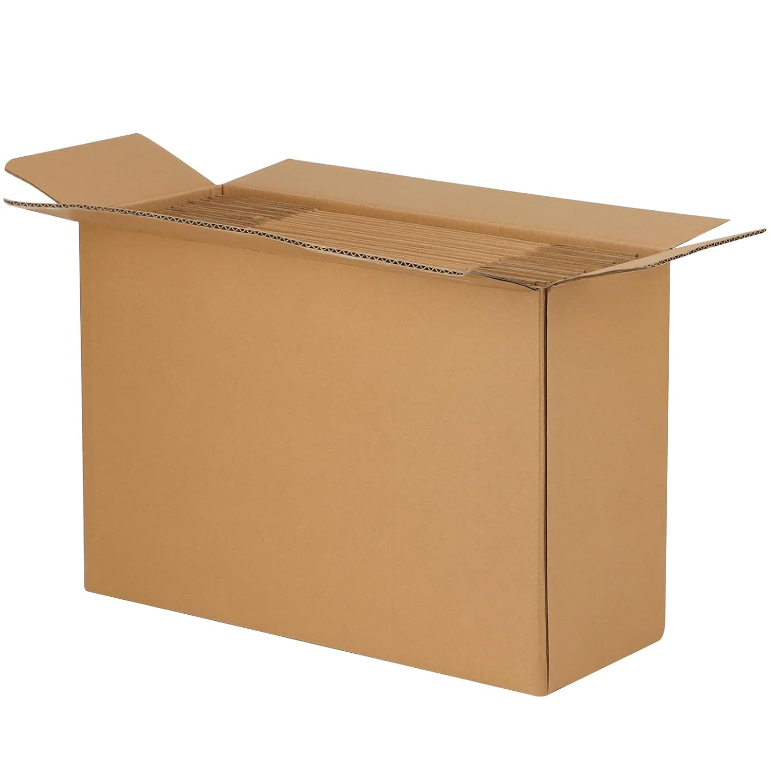 HORLIMER 25 Stück Versandkarton Klein Karton Box, 17,8x12,7x5,1 cm Verpackungskartons aus Wellpappe für Warensendung, Geschenkbox, Faltkarton, Postkarton(Braun)