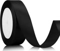 Geschenkband Satinband 22m, 20mm Breit Geschenkband, Schwarz Schleifenband für Hochzeit, Bastelarbeiten und Geschenkverpackung Hochzeitsdekoration (Schwarz)