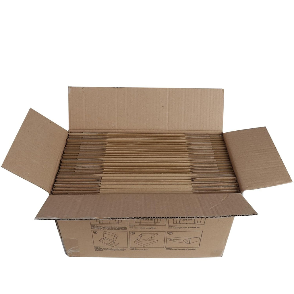 RLAVBL 25 Stück weiße Versandkartons mit den Maßen 22,9 x 15,3 x 10,2 cm für den Versand von Gegenständen, Spielzeug und Geschenken