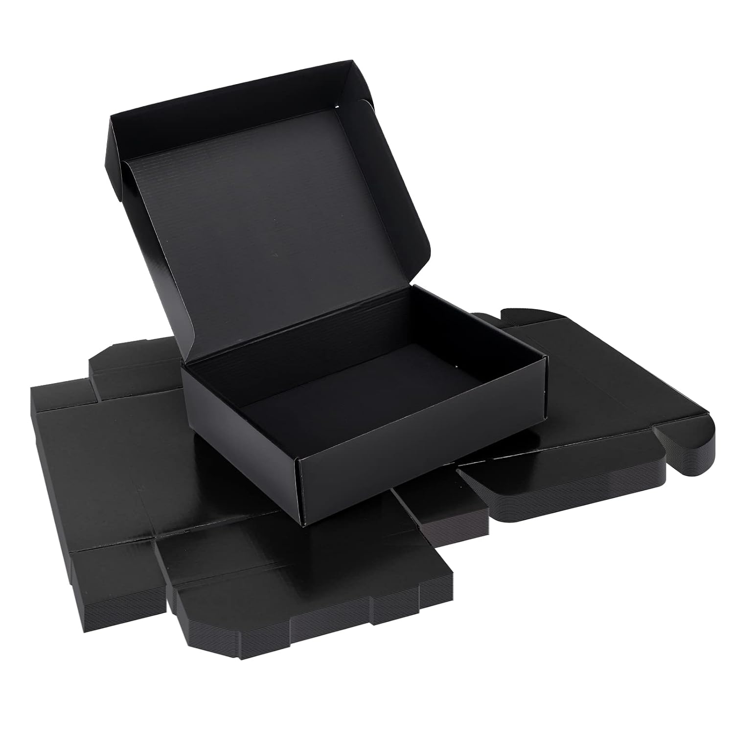 HORLIMER 25 Stück Versandkarton Klein Karton Box, 17,8x12,7x5,1 cm Verpackungskartons aus Wellpappe für Warensendung, Geschenkbox, Faltkarton, Postkarton(Braun)