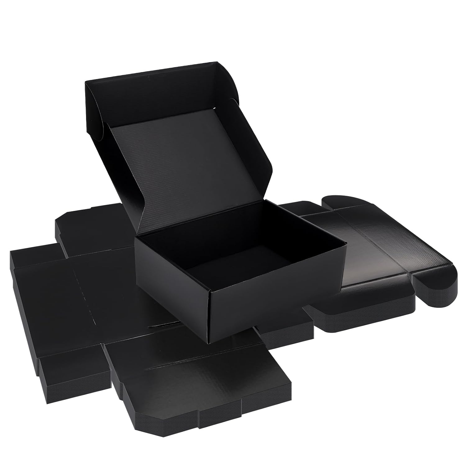 HORLIMER 25 Stück Versandkarton Klein Karton Box, 17,8x12,7x5,1 cm Verpackungskartons aus Wellpappe für Warensendung, Geschenkbox, Faltkarton, Postkarton(Braun)