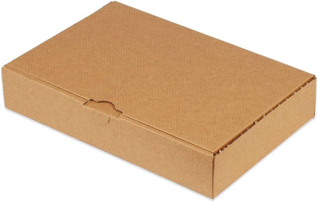 Maxibriefkartons 240 x 160 x 45 mm MB-3 braun Maxibrief Karton Faltschachtel stabil Versandkarton für Post DHL Versand DIN A5 Warensendung Büchersendung Versandschachtel (25 Stück)