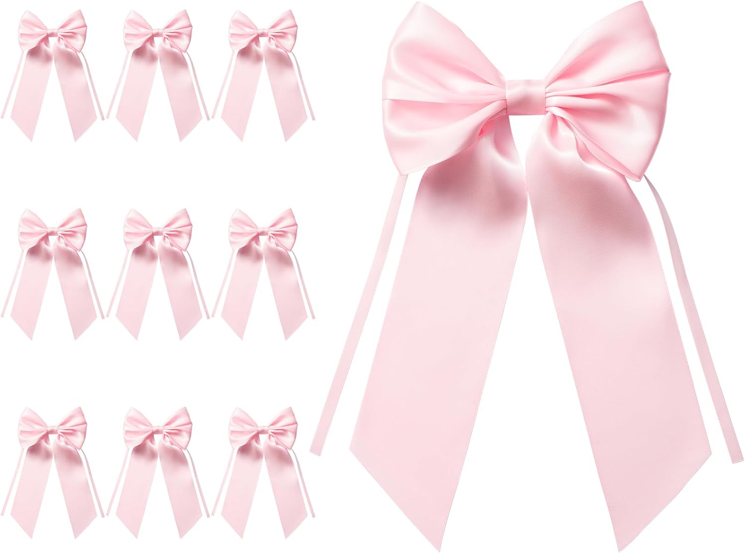 MORSUNBELA Schleifen Deko Hochzeit Geschenkschleifen Groß Weiß | Große Geschenkschleifen,elegante Deko für Hochzeit,Geburtstag,Weihnachten,Adventskranz,Weihnachtsbaum und Girlanden