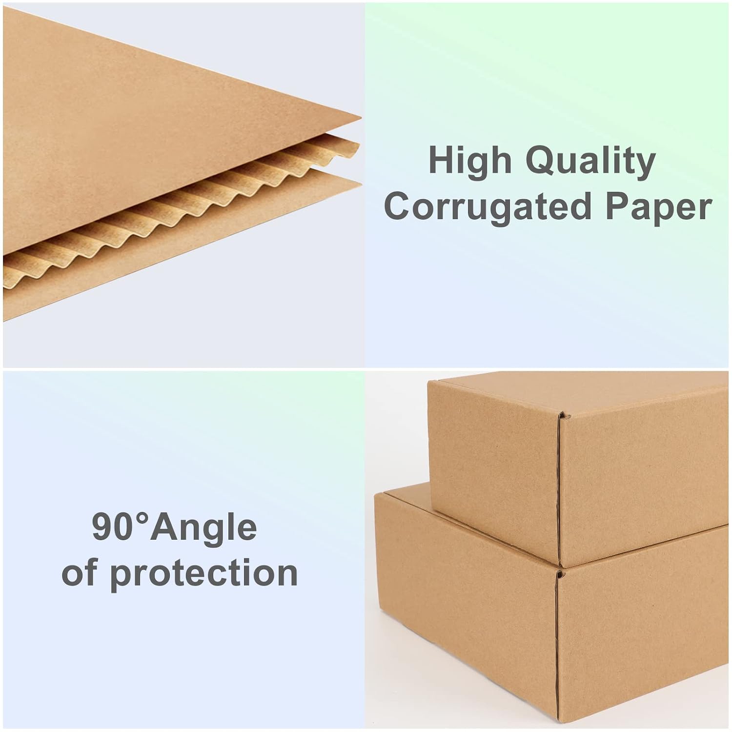 HORLIMER 25 Stück Versandkarton Klein Karton Box, 17,8x12,7x5,1 cm Verpackungskartons aus Wellpappe für Warensendung, Geschenkbox, Faltkarton, Postkarton(Braun)