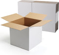 HORLIMER 10 Stück Weiß Versandkarton Karton Box, 30,5x30,5x30,5 CM Verpackungskartons für Warensendung, Geschenkbox, Faltkarton, Postkarton