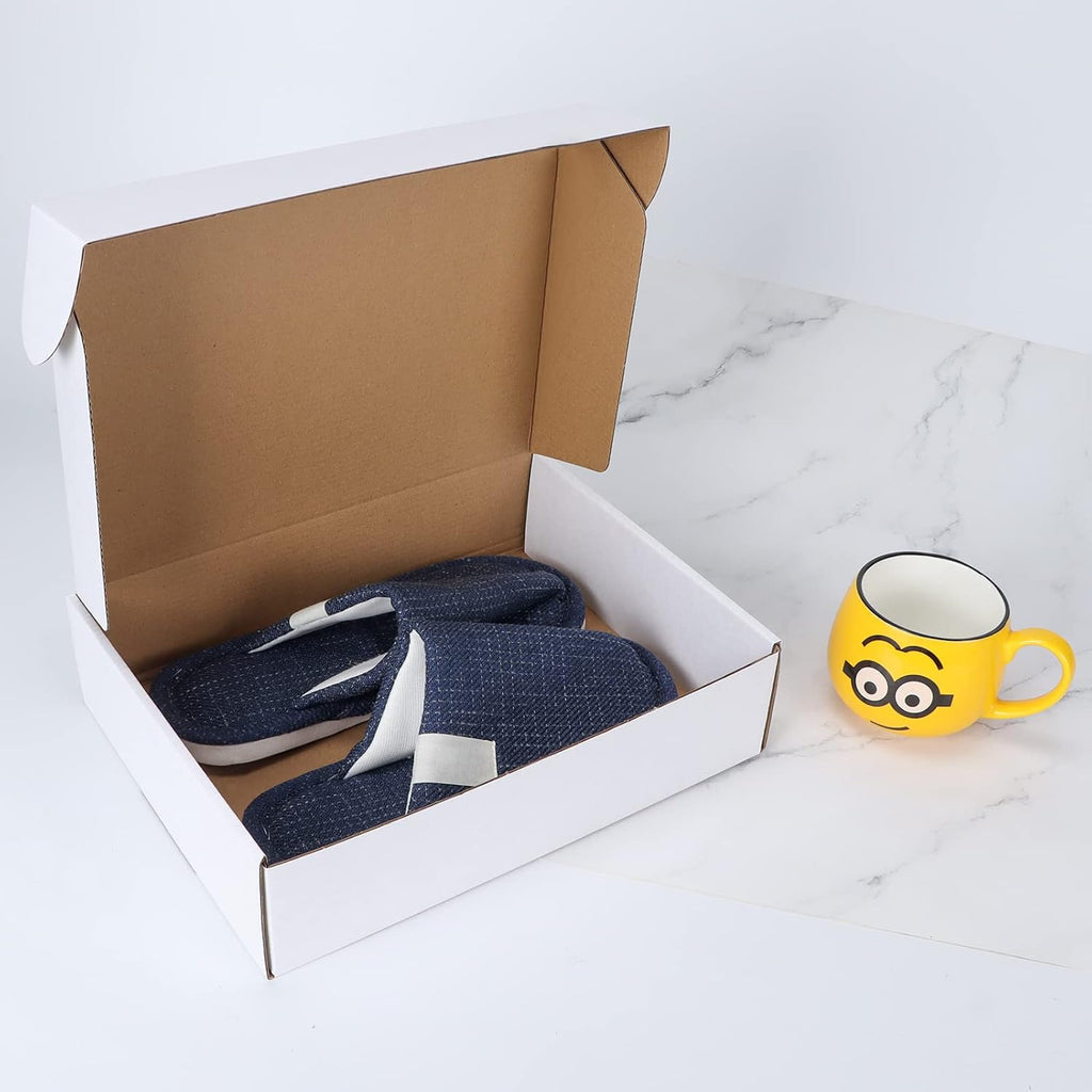 HORLIMER 25 Stück Versandkarton Klein Karton Box, 17,8x12,7x5,1 cm Verpackungskartons aus Wellpappe für Warensendung, Geschenkbox, Faltkarton, Postkarton(Braun)
