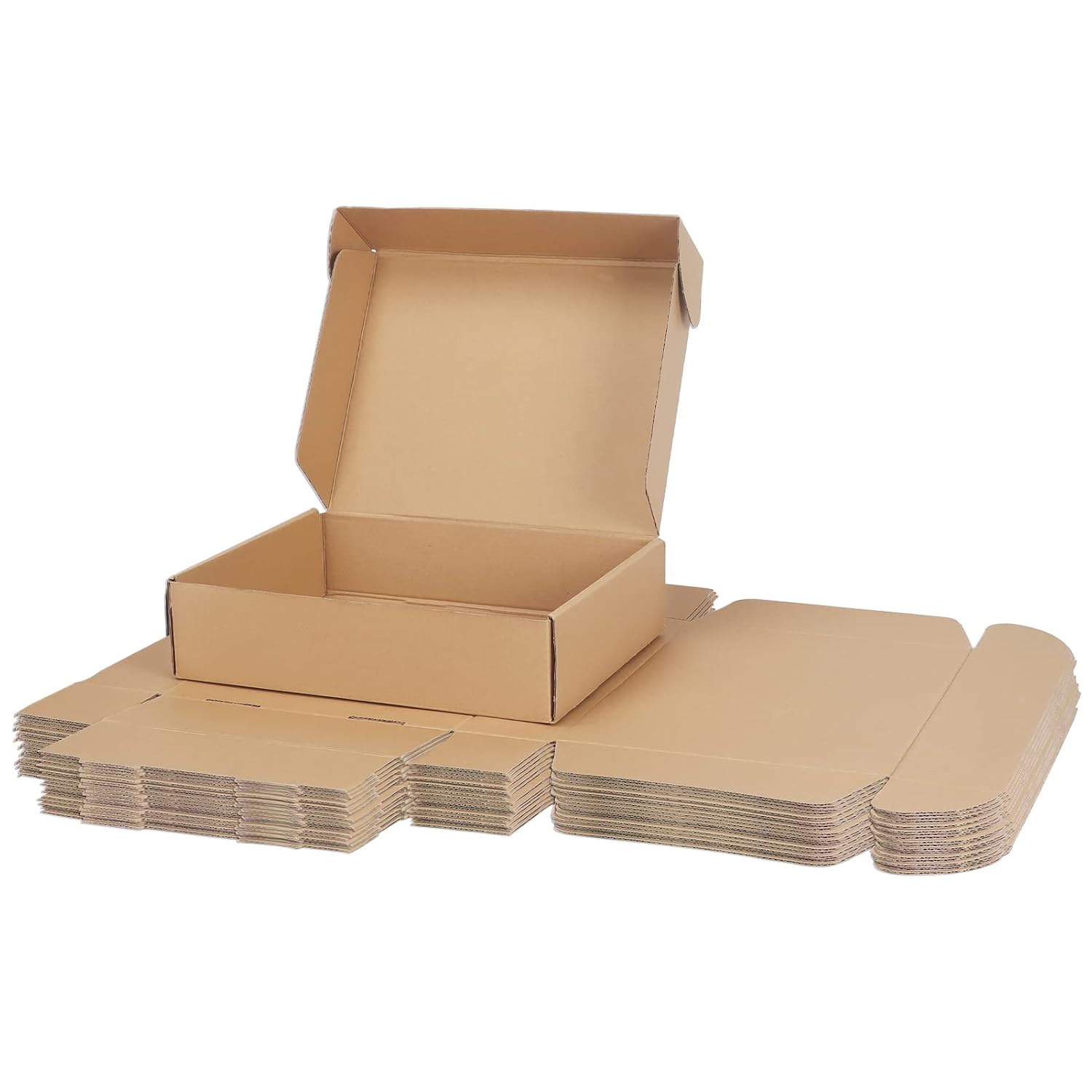 RLAVBL 25 Stück weiße Versandkartons mit den Maßen 22,9 x 15,3 x 10,2 cm für den Versand von Gegenständen, Spielzeug und Geschenken