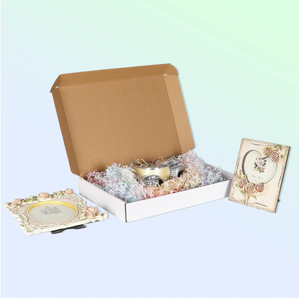 HORLIMER 25 Stück Versandkarton Klein Karton Box, 17,8x12,7x5,1 cm Verpackungskartons aus Wellpappe für Warensendung, Geschenkbox, Faltkarton, Postkarton(Braun)