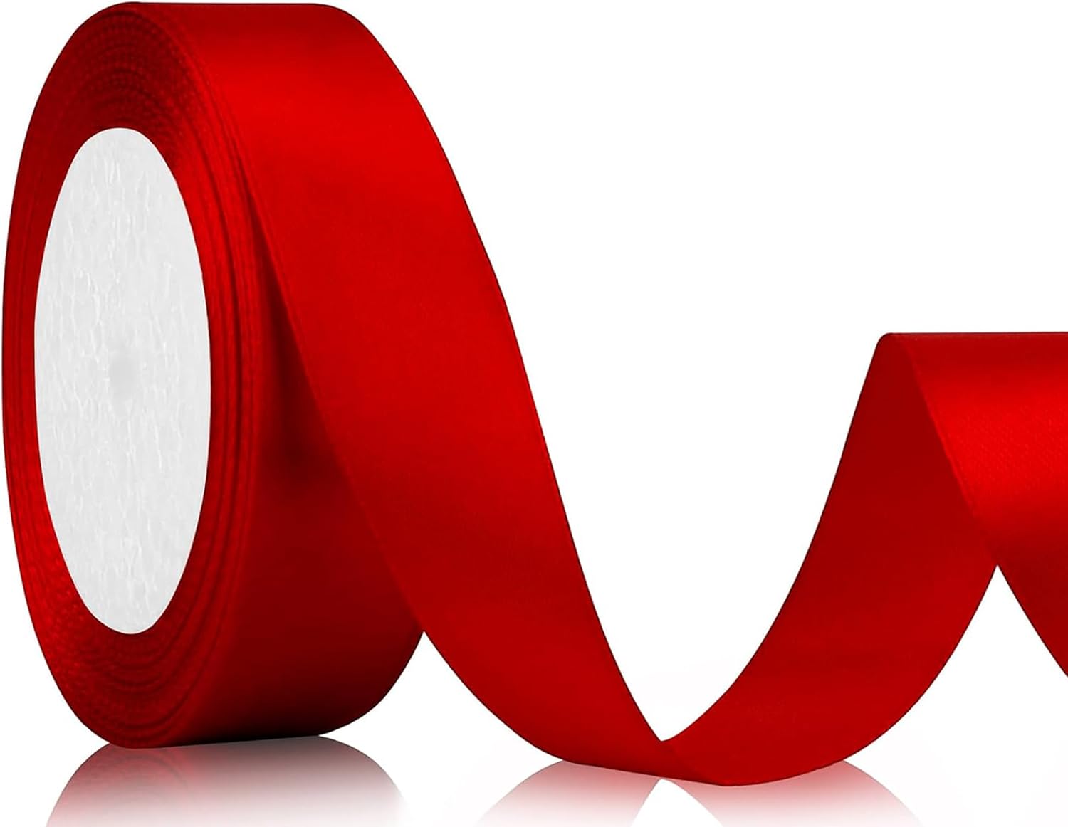 Geschenkband Satinband 22m, 20mm Breit Geschenkband, Schwarz Schleifenband für Hochzeit, Bastelarbeiten und Geschenkverpackung Hochzeitsdekoration (Schwarz)