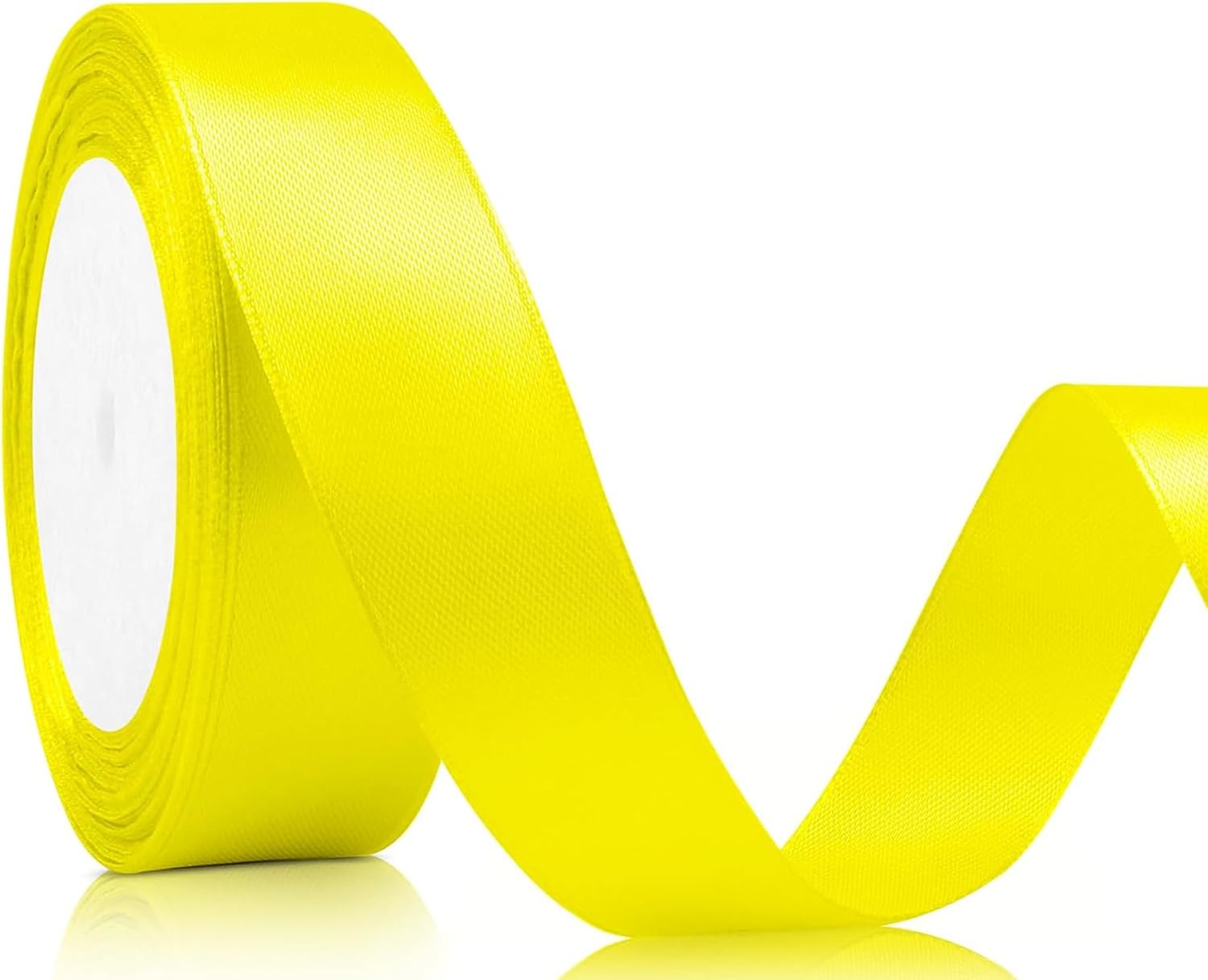 Geschenkband Satinband 22m, 20mm Breit Geschenkband, Schwarz Schleifenband für Hochzeit, Bastelarbeiten und Geschenkverpackung Hochzeitsdekoration (Schwarz)