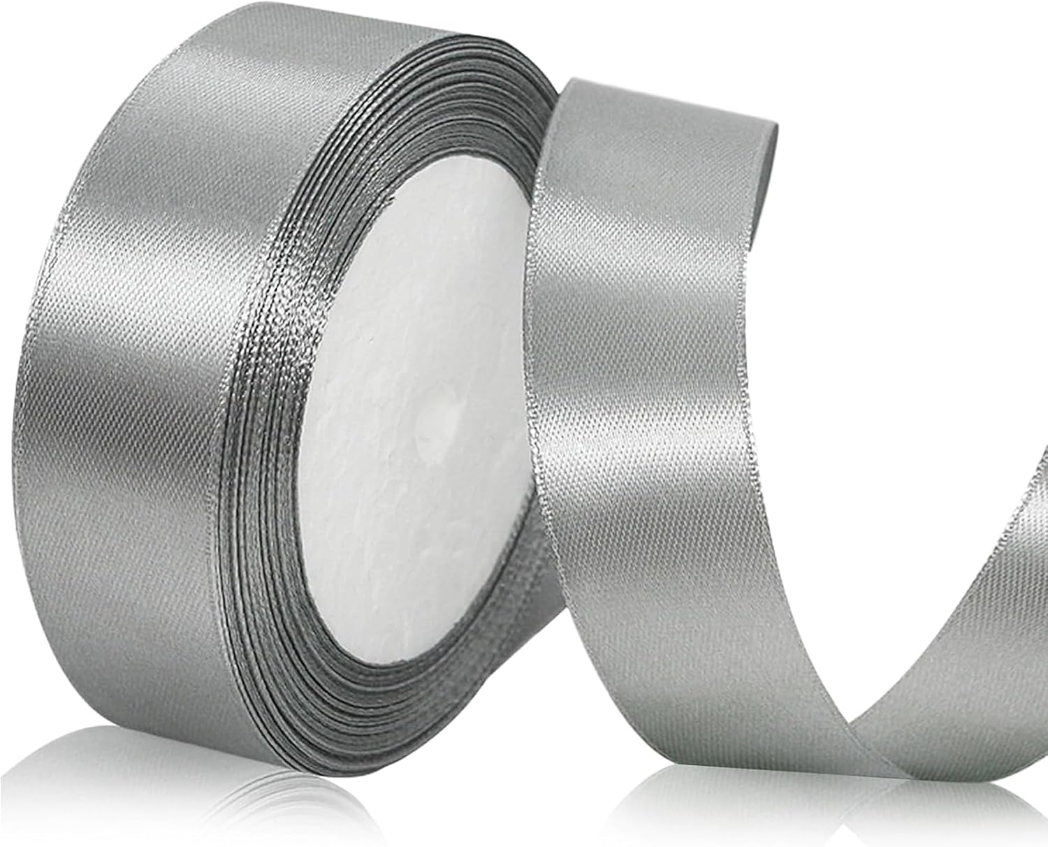 Geschenkband Satinband 22m, 20mm Breit Geschenkband, Schwarz Schleifenband für Hochzeit, Bastelarbeiten und Geschenkverpackung Hochzeitsdekoration (Schwarz)