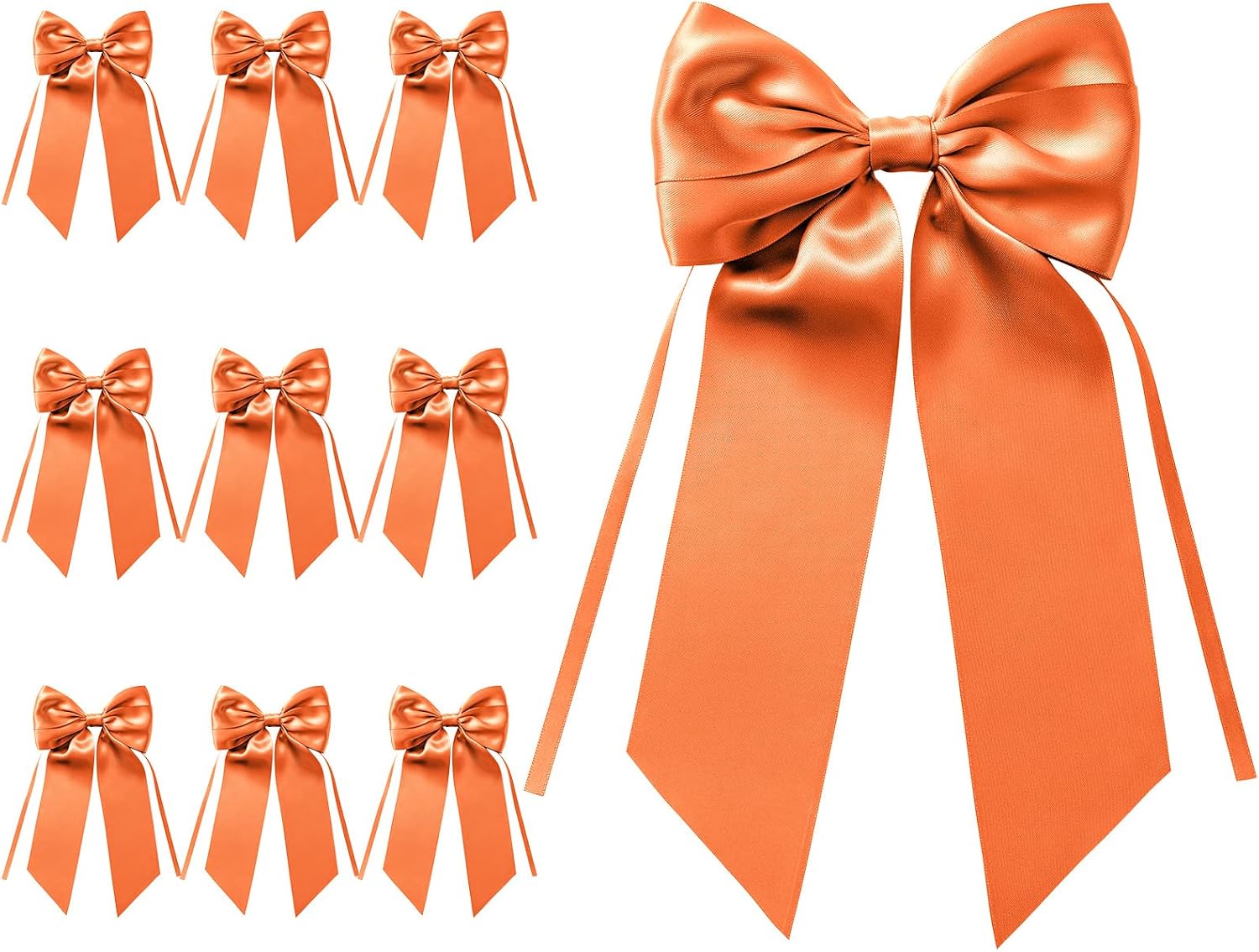MORSUNBELA Schleifen Deko Hochzeit Geschenkschleifen Groß Weiß | Große Geschenkschleifen,elegante Deko für Hochzeit,Geburtstag,Weihnachten,Adventskranz,Weihnachtsbaum und Girlanden