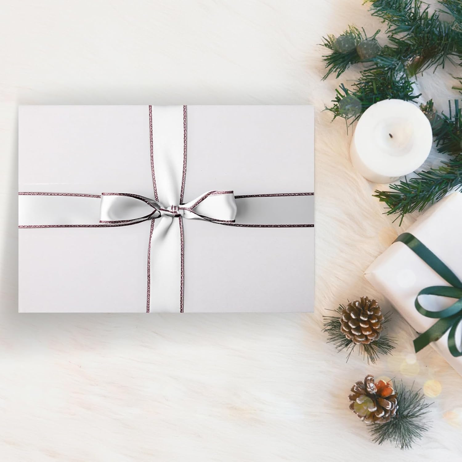 EYMPEU 40 Stück 25,4 x 15,3 x 15,3 cm Weiße Versandkarton, Kartons für kleine Gegenstände, Spielzeug, Schreibwaren und Weihnachtspäckchen