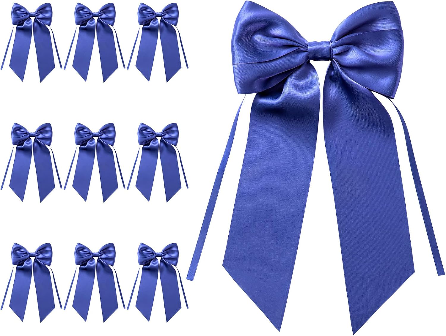 MORSUNBELA Schleifen Deko Hochzeit Geschenkschleifen Groß Weiß | Große Geschenkschleifen,elegante Deko für Hochzeit,Geburtstag,Weihnachten,Adventskranz,Weihnachtsbaum und Girlanden