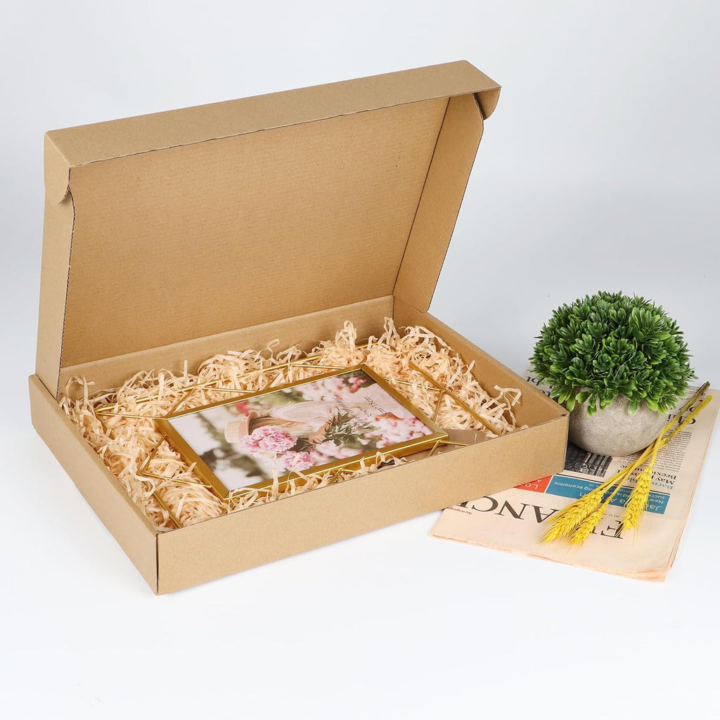 RLAVBL 25 Stück weiße Versandkartons mit den Maßen 22,9 x 15,3 x 10,2 cm für den Versand von Gegenständen, Spielzeug und Geschenken