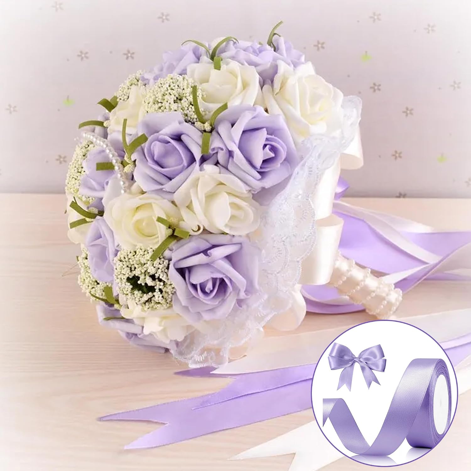 Geschenkband Satinband 22m, 20mm Breit Geschenkband, Schwarz Schleifenband für Hochzeit, Bastelarbeiten und Geschenkverpackung Hochzeitsdekoration (Schwarz)