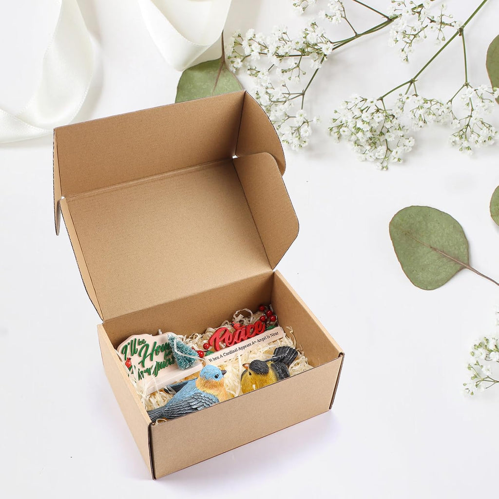 RLAVBL 25 Stück weiße Versandkartons mit den Maßen 22,9 x 15,3 x 10,2 cm für den Versand von Gegenständen, Spielzeug und Geschenken