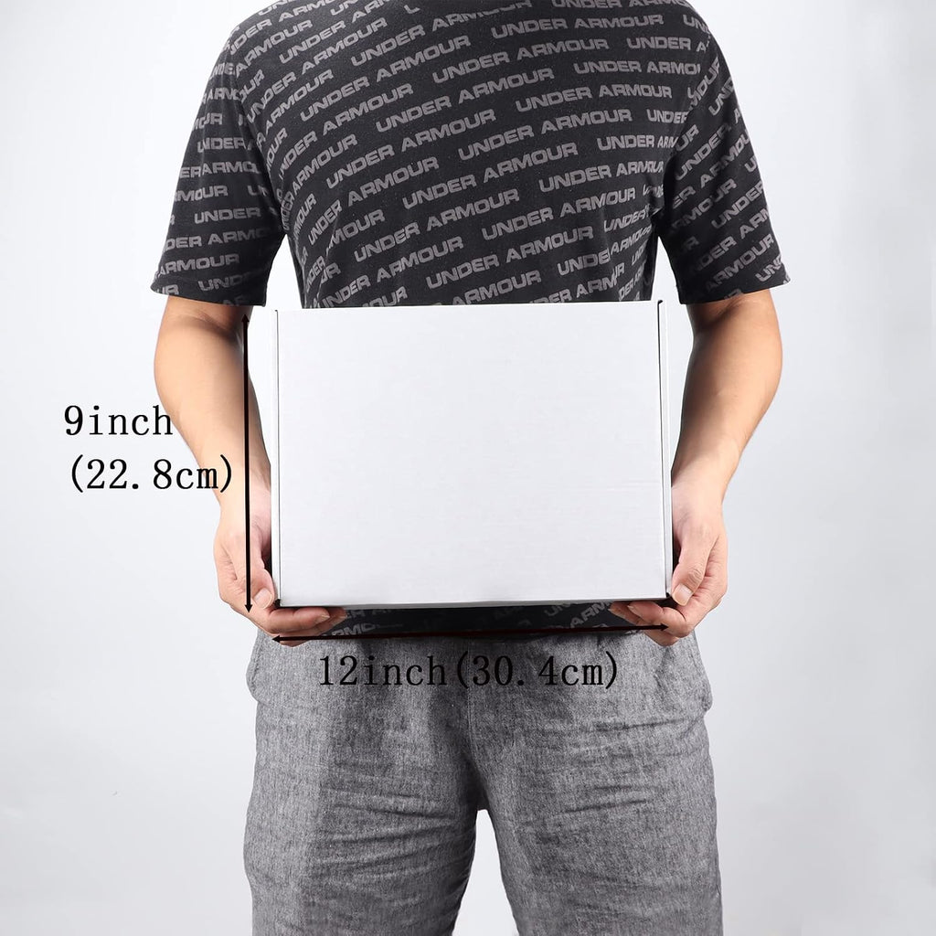 HORLIMER 25 Stück Versandkarton Klein Karton Box, 17,8x12,7x5,1 cm Verpackungskartons aus Wellpappe für Warensendung, Geschenkbox, Faltkarton, Postkarton(Braun)