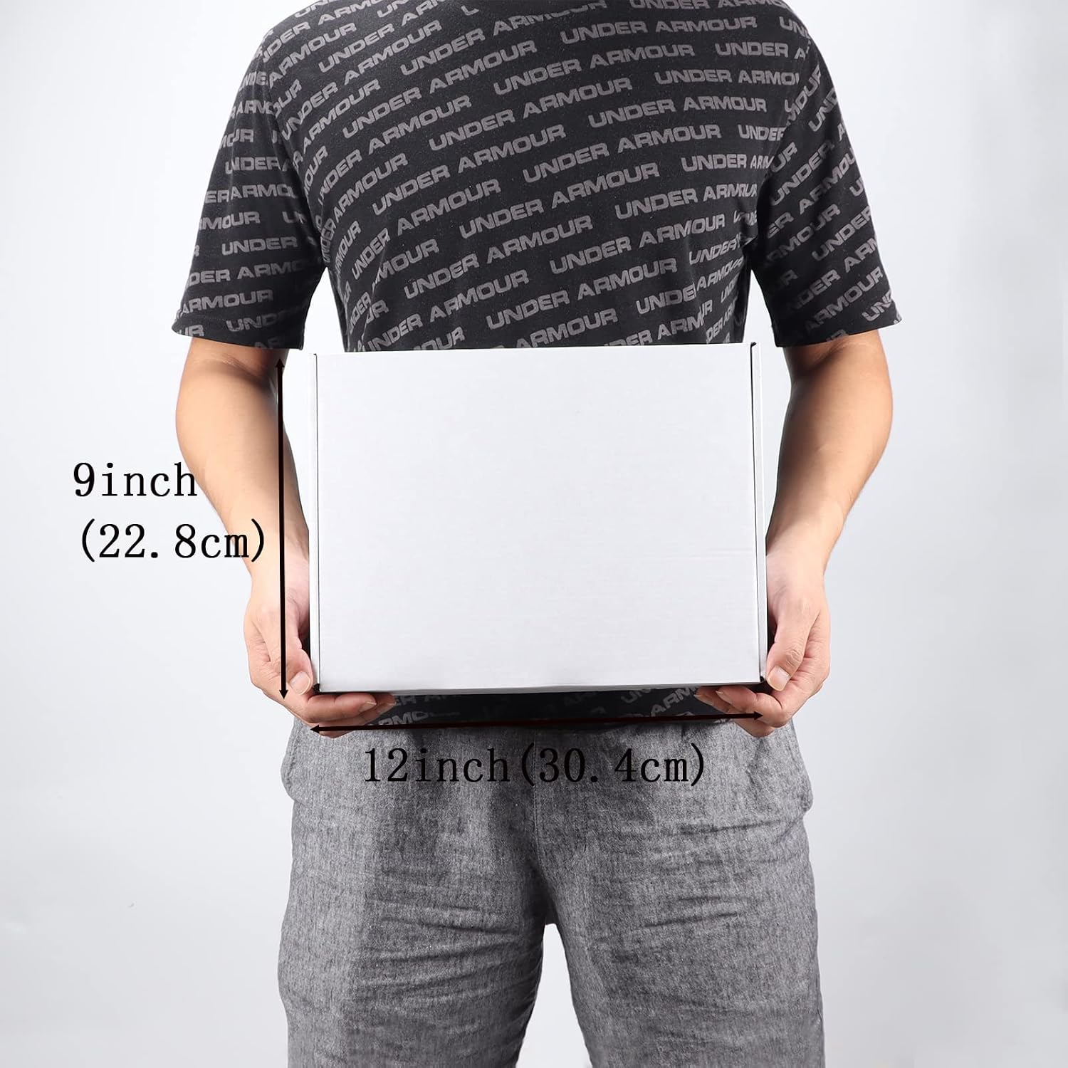 HORLIMER 25 Stück Versandkarton Klein Karton Box, 17,8x12,7x5,1 cm Verpackungskartons aus Wellpappe für Warensendung, Geschenkbox, Faltkarton, Postkarton(Braun)