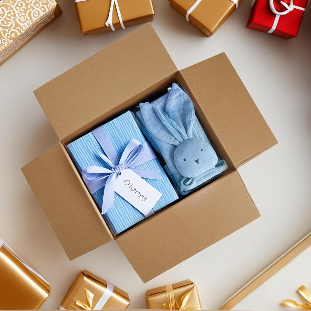 HORLIMER 10 Stück Weiß Versandkarton Karton Box, 30,5x30,5x30,5 CM Verpackungskartons für Warensendung, Geschenkbox, Faltkarton, Postkarton
