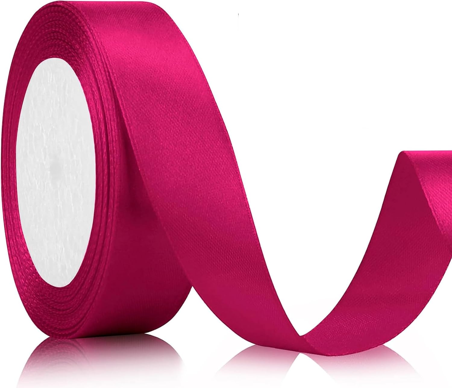 Geschenkband Satinband 22m, 20mm Breit Geschenkband, Schwarz Schleifenband für Hochzeit, Bastelarbeiten und Geschenkverpackung Hochzeitsdekoration (Schwarz)
