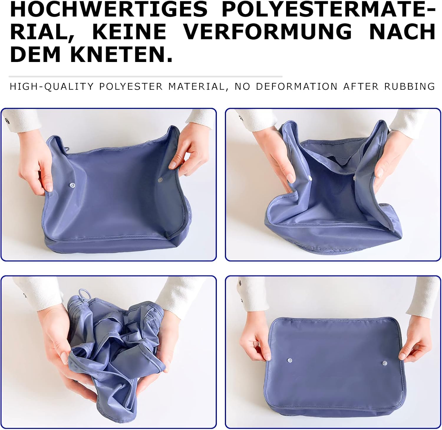 BillyBath 8-teiliges Koffer Organizer Set & Packwürfel | Platzsparende Packing Cubes für Kleidung. Perfekter Kofferorganizer mit Netzdesign, leichtes Reise Zubehör, Beige