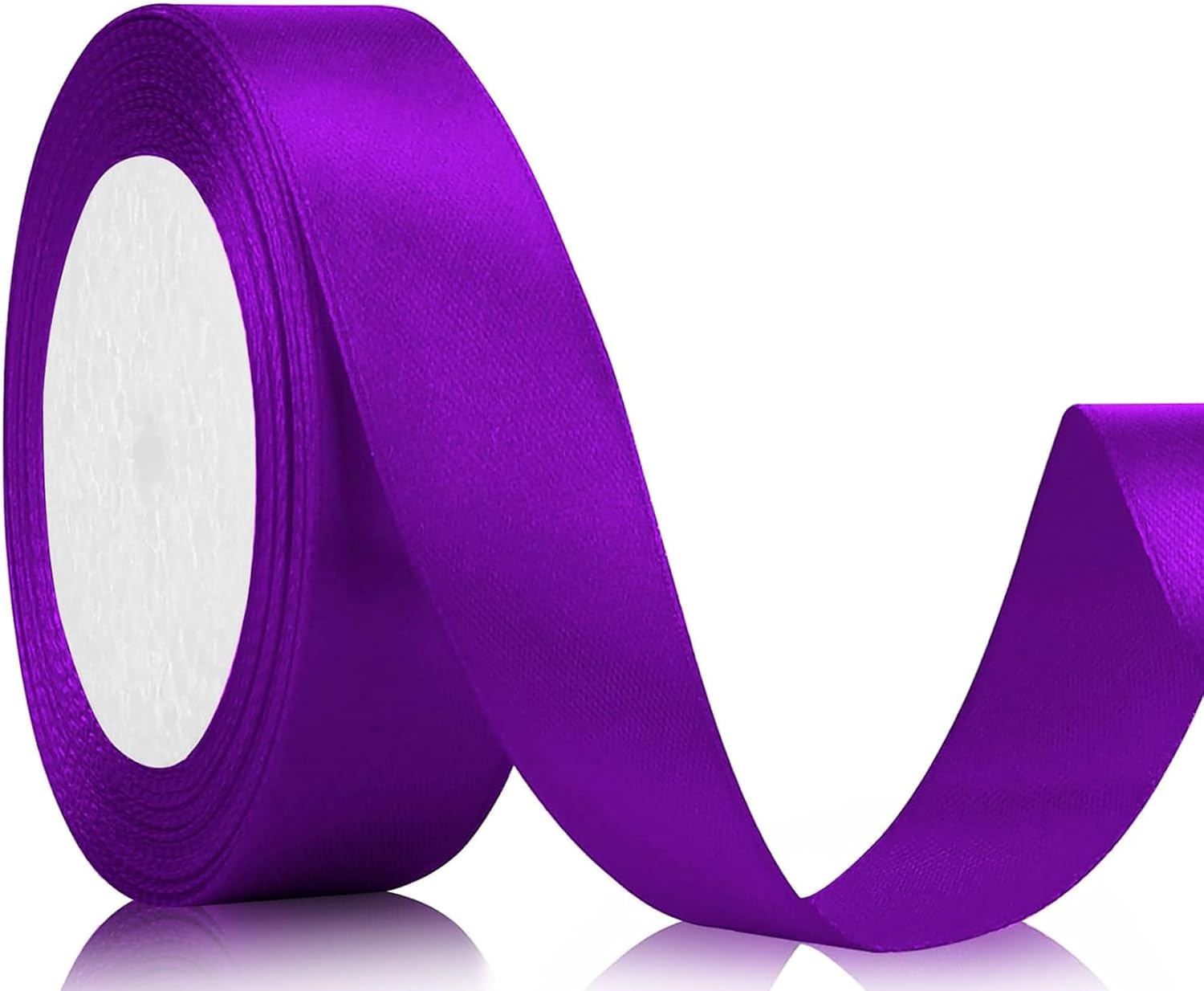 Geschenkband Satinband 22m, 20mm Breit Geschenkband, Schwarz Schleifenband für Hochzeit, Bastelarbeiten und Geschenkverpackung Hochzeitsdekoration (Schwarz)