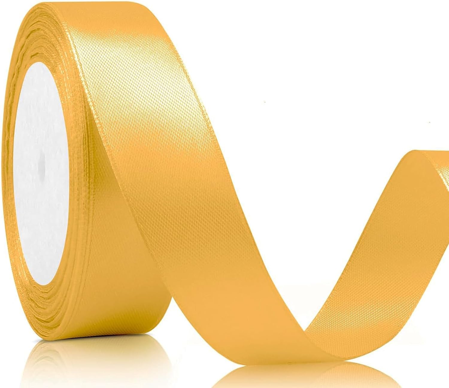 Geschenkband Satinband 22m, 20mm Breit Geschenkband, Schwarz Schleifenband für Hochzeit, Bastelarbeiten und Geschenkverpackung Hochzeitsdekoration (Schwarz)