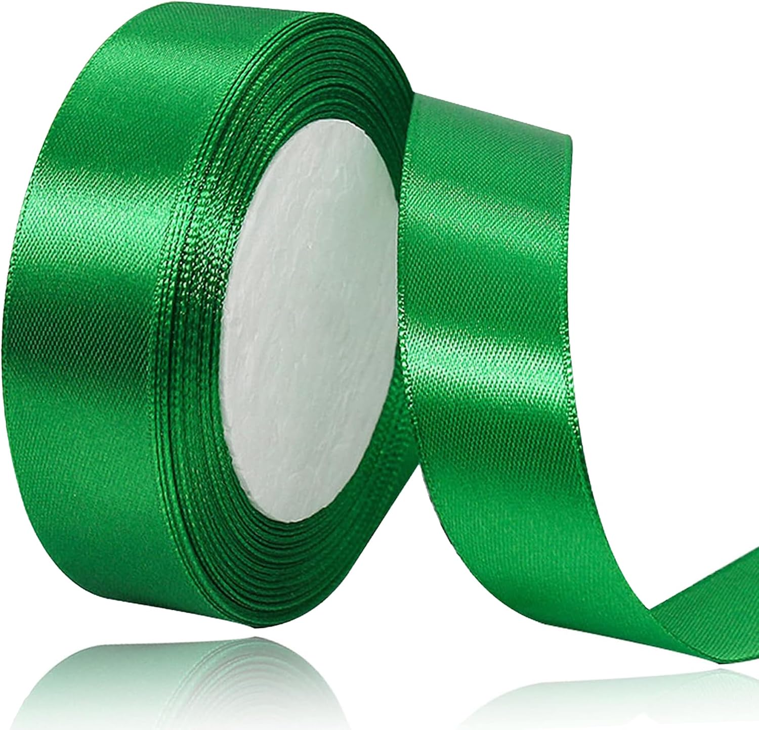 Geschenkband Satinband 22m, 20mm Breit Geschenkband, Schwarz Schleifenband für Hochzeit, Bastelarbeiten und Geschenkverpackung Hochzeitsdekoration (Schwarz)