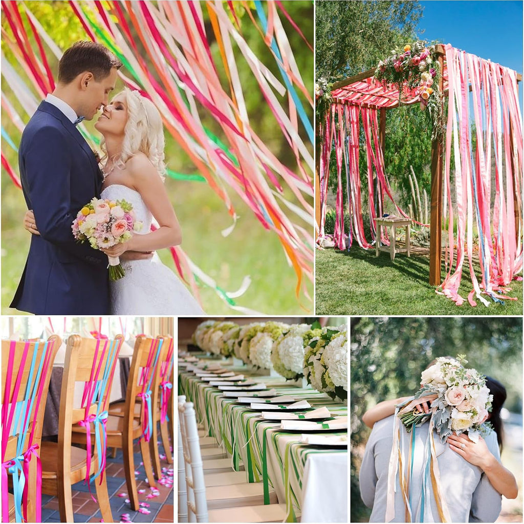 Geschenkband Satinband 22m, 20mm Breit Geschenkband, Schwarz Schleifenband für Hochzeit, Bastelarbeiten und Geschenkverpackung Hochzeitsdekoration (Schwarz)