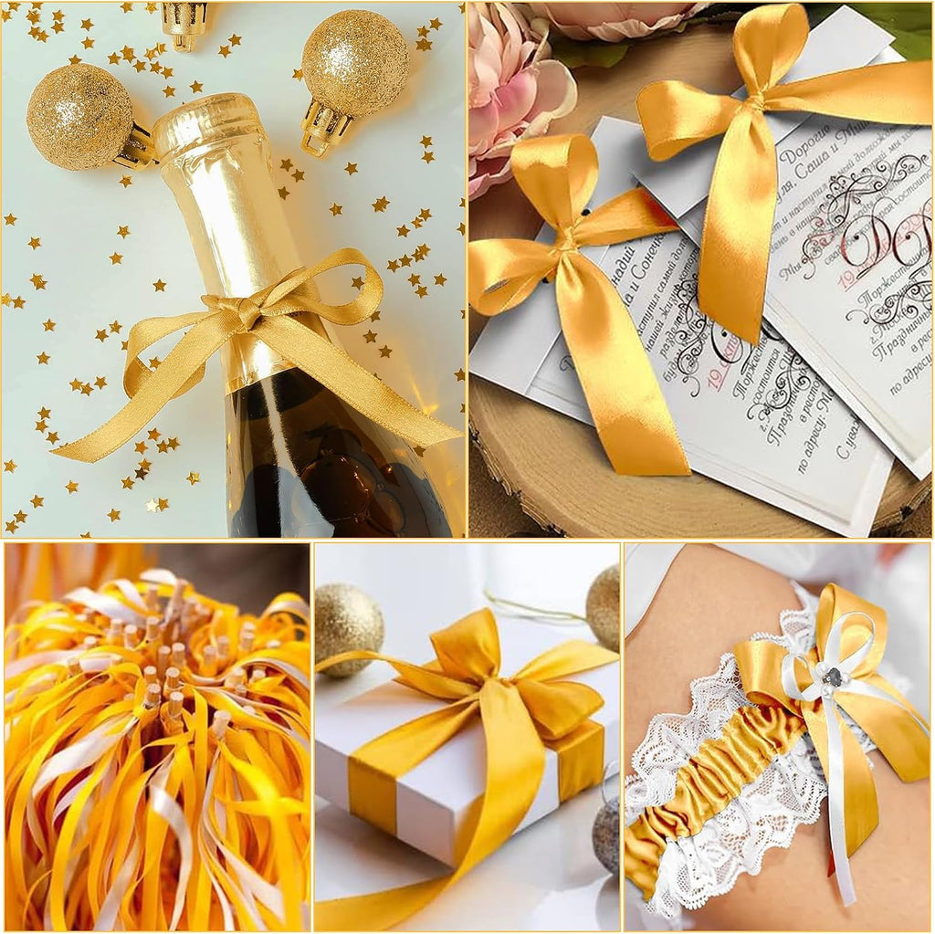 Geschenkband Satinband 22m, 20mm Breit Geschenkband, Schwarz Schleifenband für Hochzeit, Bastelarbeiten und Geschenkverpackung Hochzeitsdekoration (Schwarz)