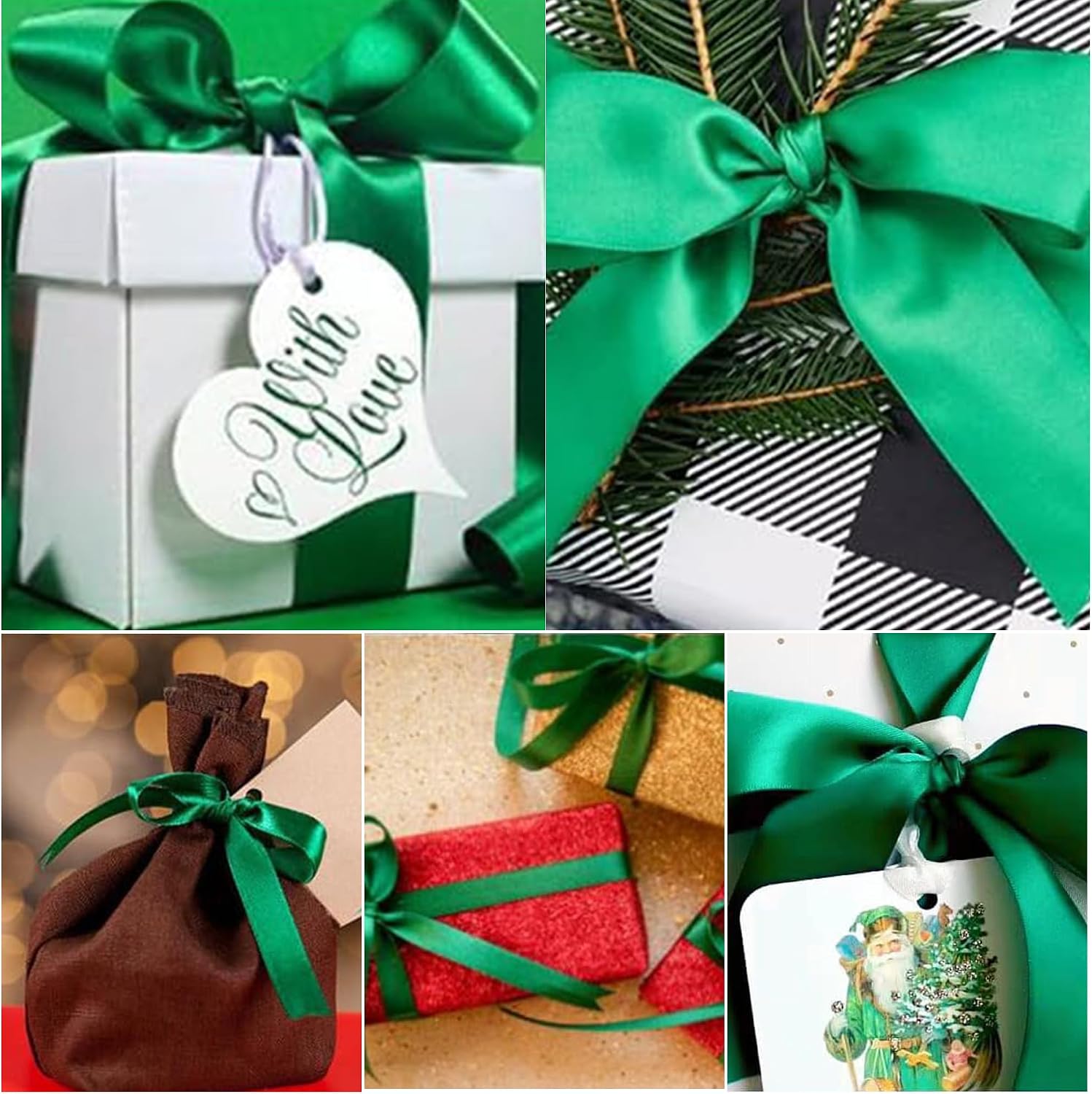 Geschenkband Satinband 22m, 20mm Breit Geschenkband, Schwarz Schleifenband für Hochzeit, Bastelarbeiten und Geschenkverpackung Hochzeitsdekoration (Schwarz)